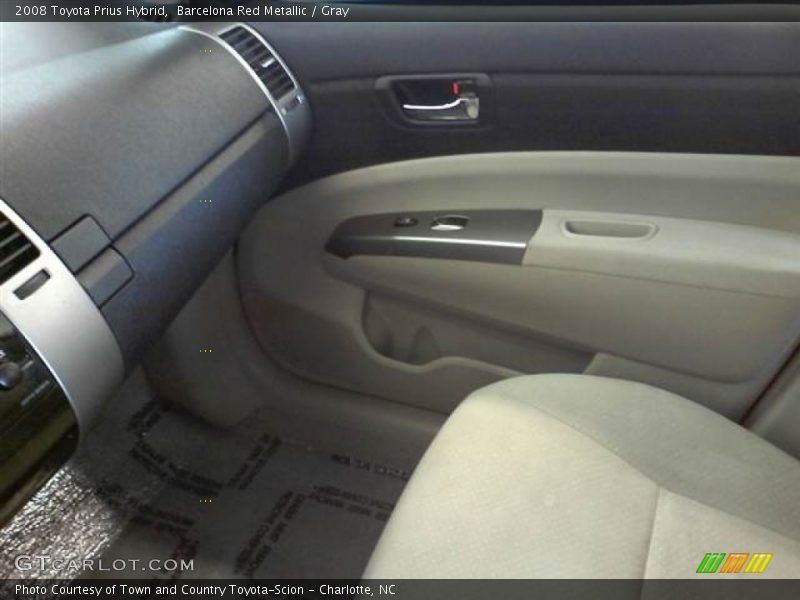 Barcelona Red Metallic / Gray 2008 Toyota Prius Hybrid