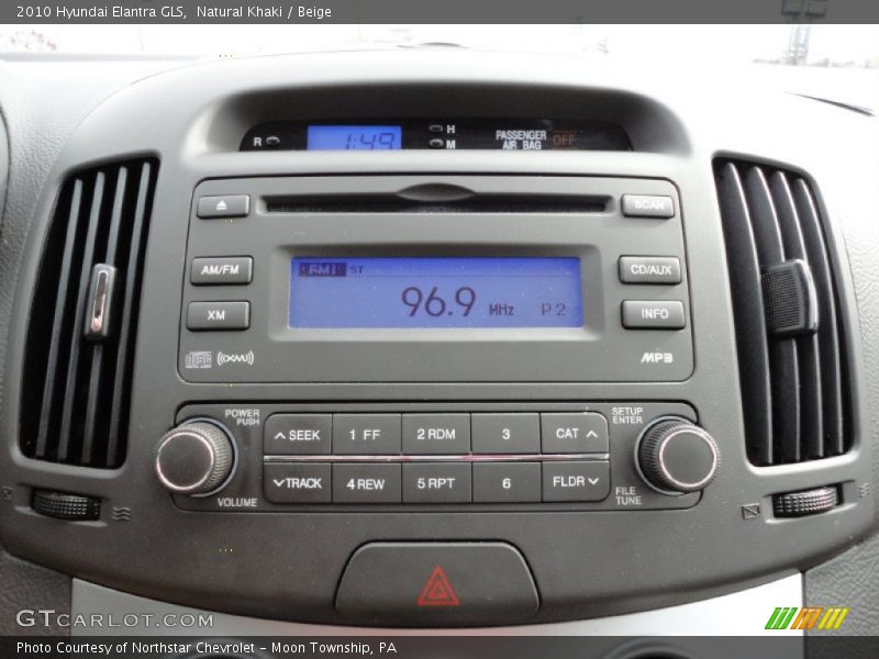 Natural Khaki / Beige 2010 Hyundai Elantra GLS