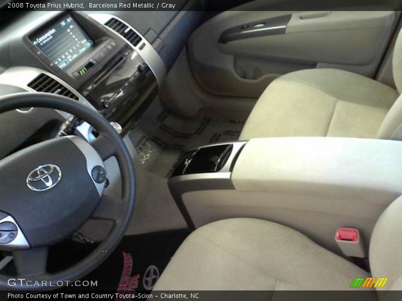 Barcelona Red Metallic / Gray 2008 Toyota Prius Hybrid