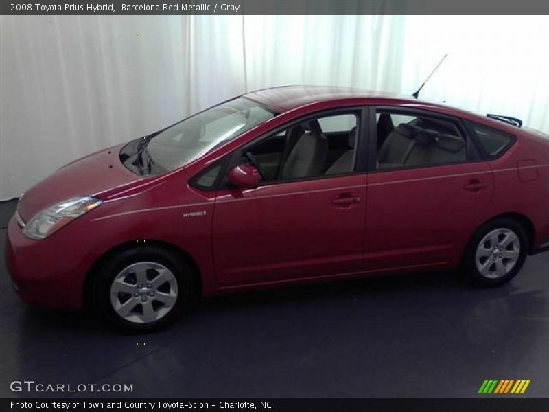 Barcelona Red Metallic / Gray 2008 Toyota Prius Hybrid