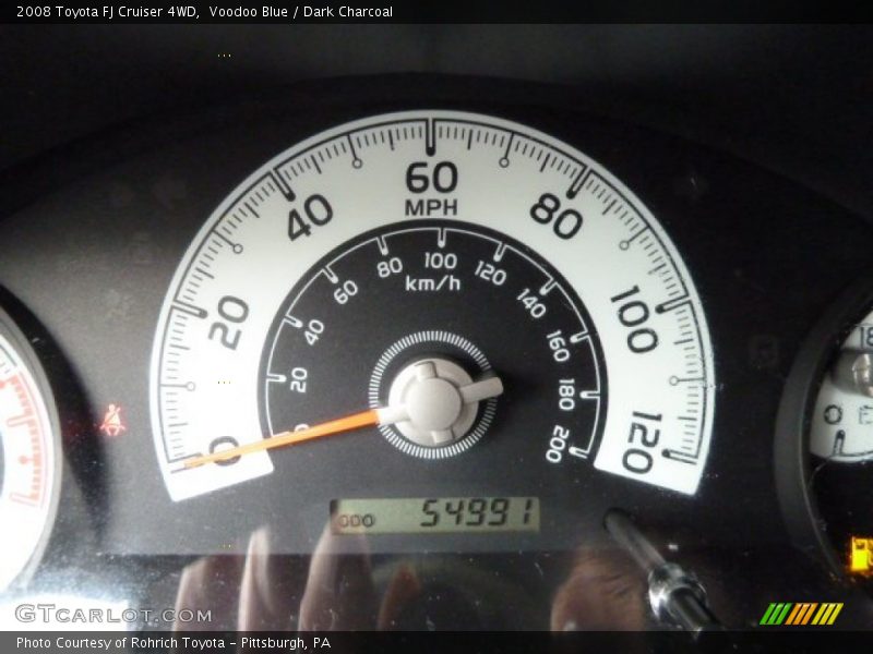Voodoo Blue / Dark Charcoal 2008 Toyota FJ Cruiser 4WD