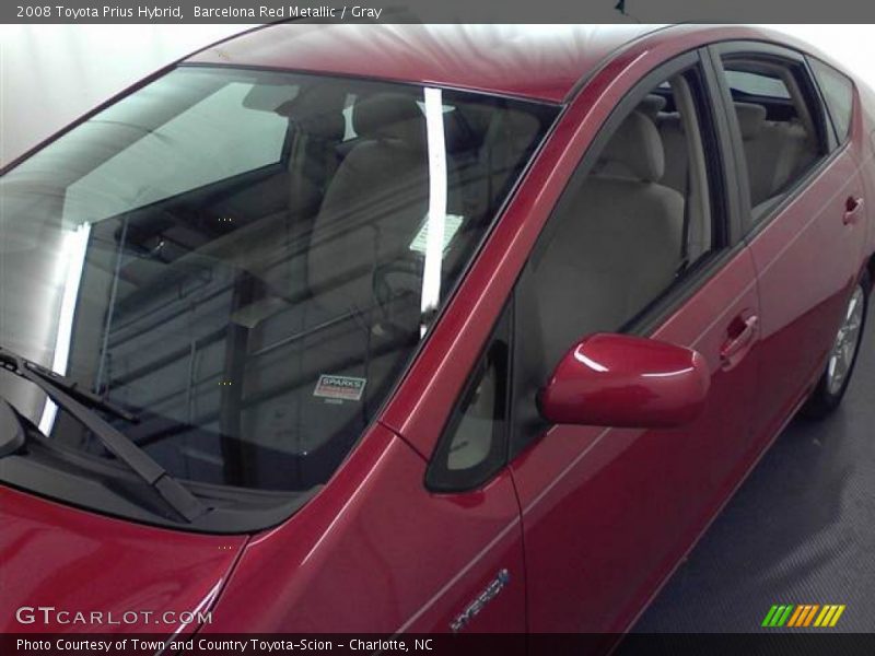 Barcelona Red Metallic / Gray 2008 Toyota Prius Hybrid