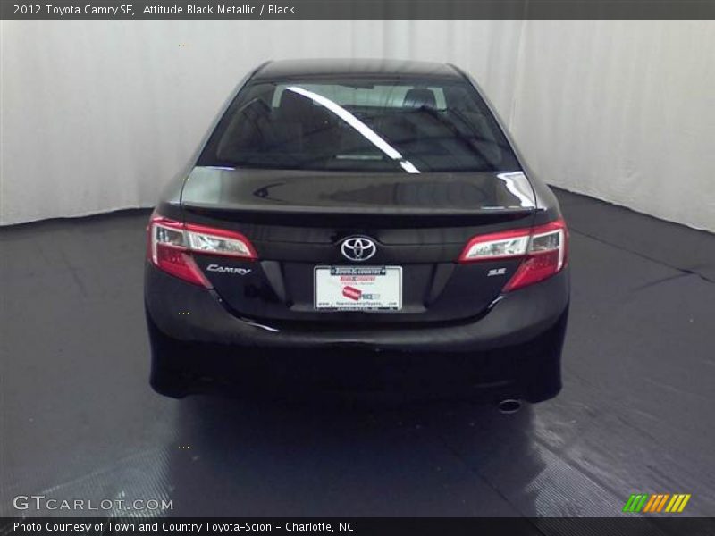 Attitude Black Metallic / Black 2012 Toyota Camry SE