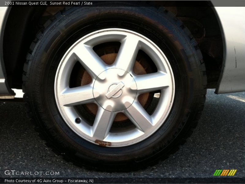 Sunset Red Pearl / Slate 2001 Nissan Quest GLE