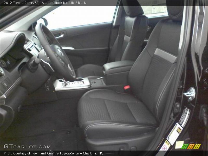 Attitude Black Metallic / Black 2012 Toyota Camry SE