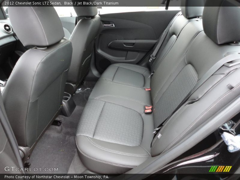  2012 Sonic LTZ Sedan Jet Black/Dark Titanium Interior