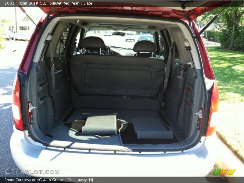 Sunset Red Pearl / Slate 2001 Nissan Quest GLE