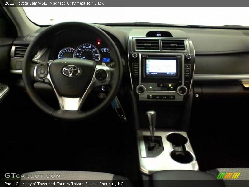 Magnetic Gray Metallic / Black 2012 Toyota Camry SE
