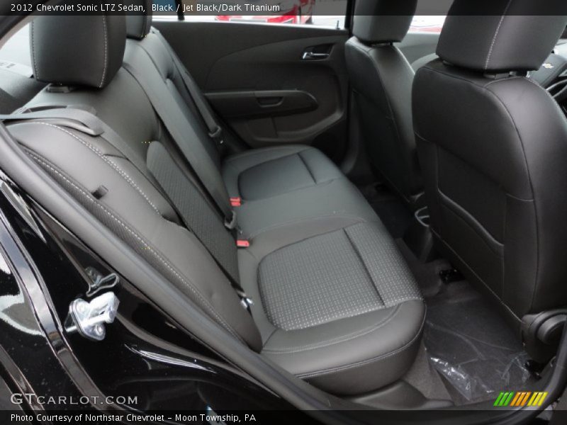  2012 Sonic LTZ Sedan Jet Black/Dark Titanium Interior