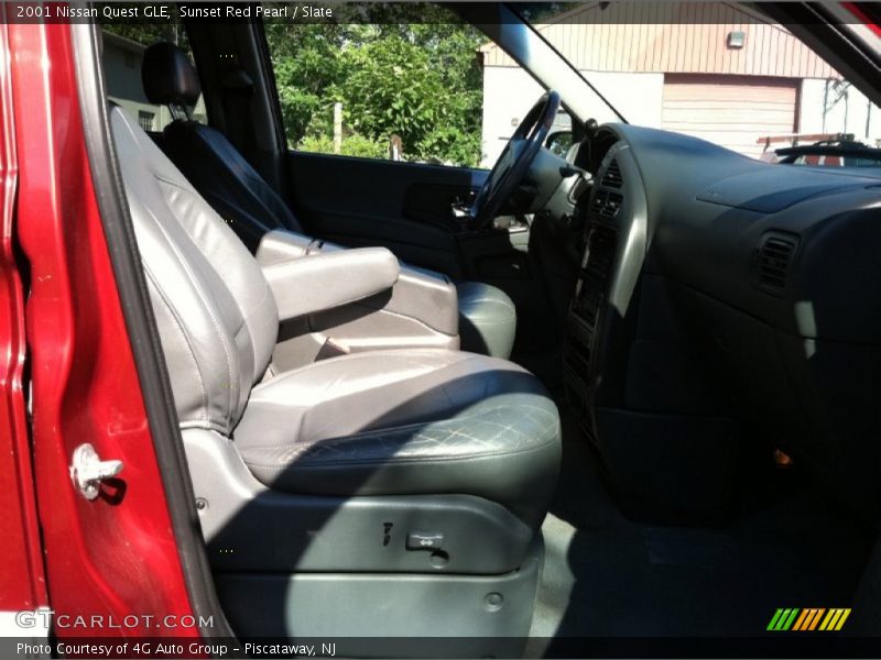 Sunset Red Pearl / Slate 2001 Nissan Quest GLE