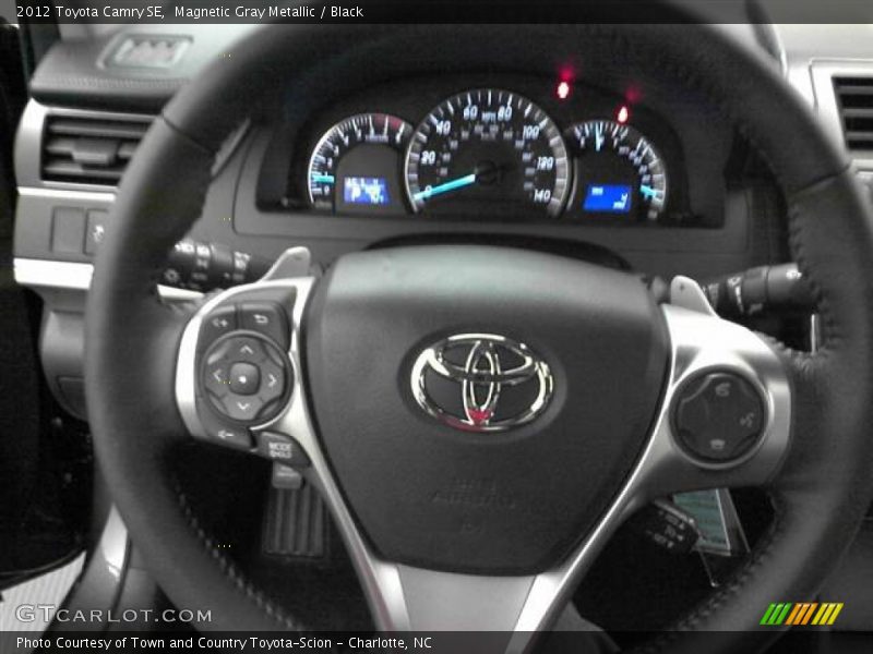 Magnetic Gray Metallic / Black 2012 Toyota Camry SE