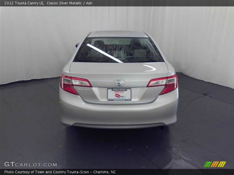 Classic Silver Metallic / Ash 2012 Toyota Camry LE