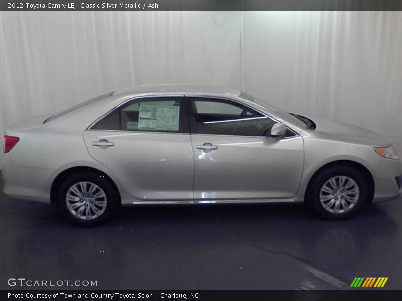 Classic Silver Metallic / Ash 2012 Toyota Camry LE