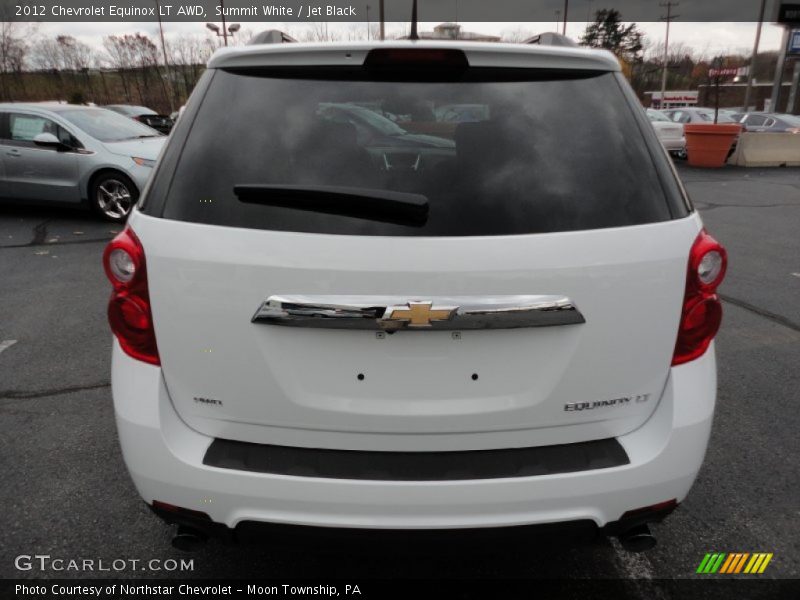 Summit White / Jet Black 2012 Chevrolet Equinox LT AWD