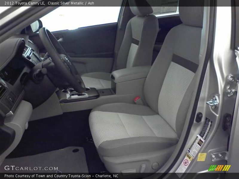 Classic Silver Metallic / Ash 2012 Toyota Camry LE