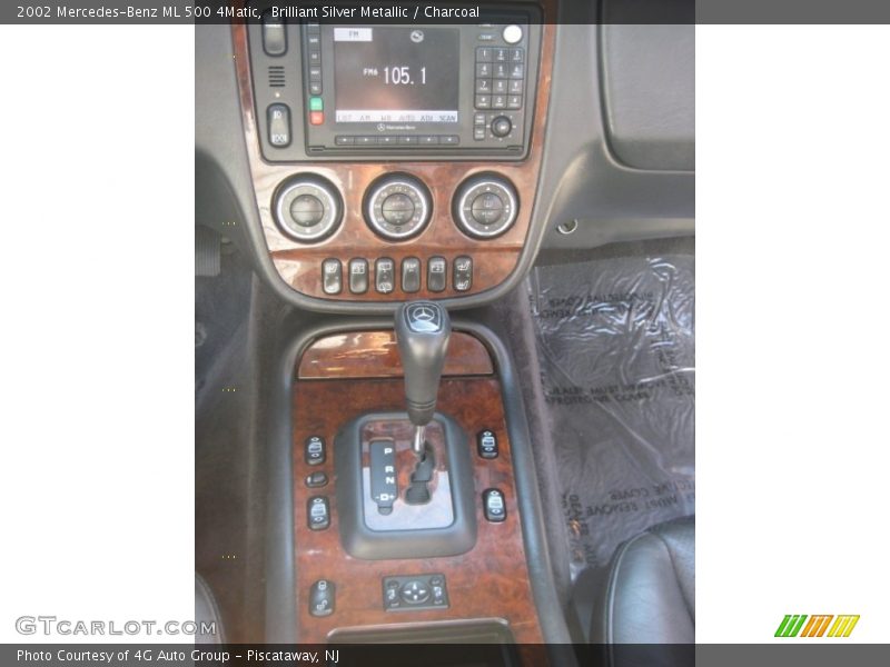 Brilliant Silver Metallic / Charcoal 2002 Mercedes-Benz ML 500 4Matic
