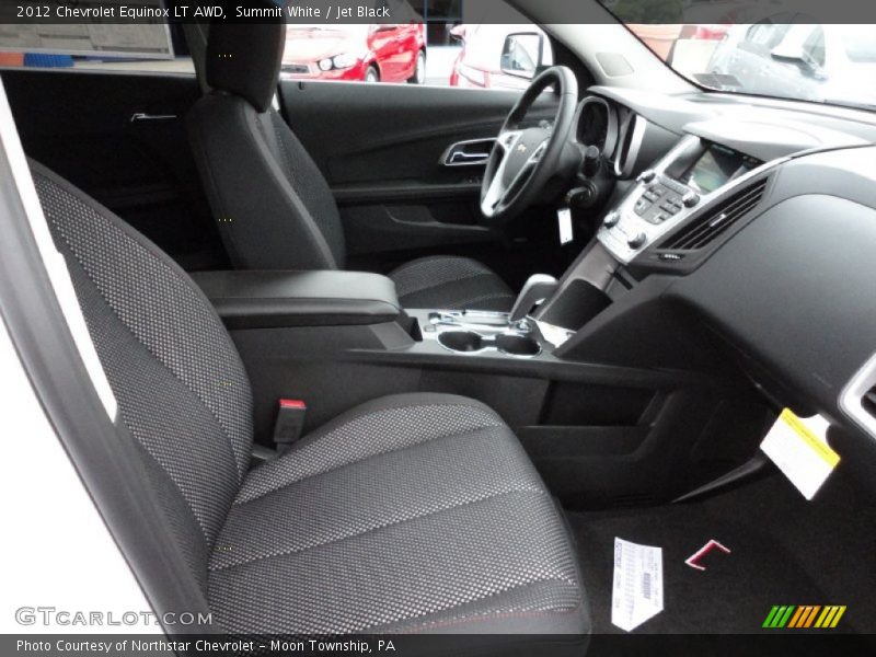 Summit White / Jet Black 2012 Chevrolet Equinox LT AWD