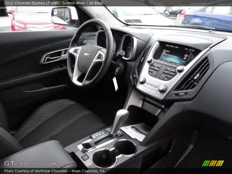 Summit White / Jet Black 2012 Chevrolet Equinox LT AWD