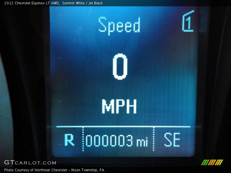 Summit White / Jet Black 2012 Chevrolet Equinox LT AWD