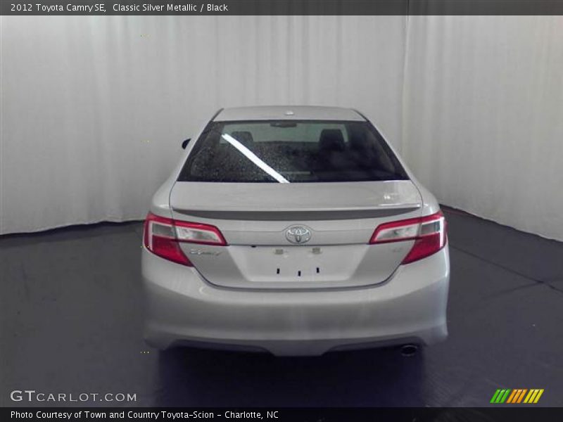 Classic Silver Metallic / Black 2012 Toyota Camry SE