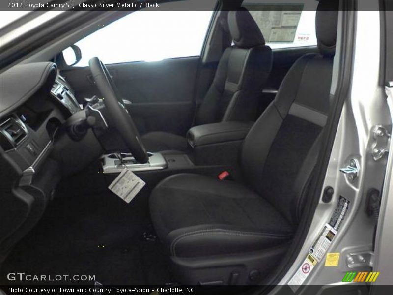 Classic Silver Metallic / Black 2012 Toyota Camry SE