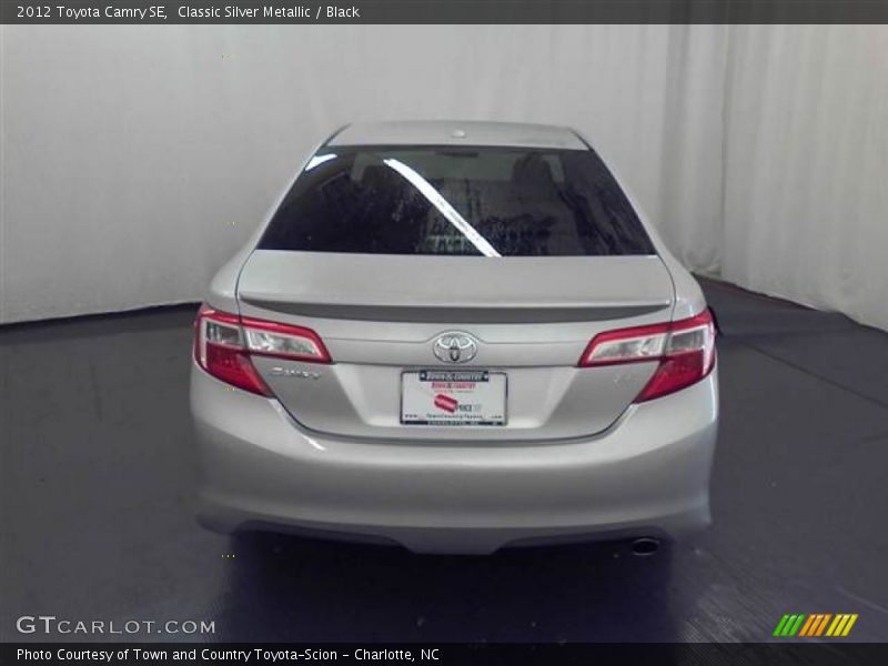 Classic Silver Metallic / Black 2012 Toyota Camry SE