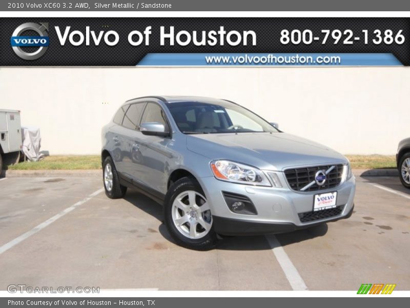 Silver Metallic / Sandstone 2010 Volvo XC60 3.2 AWD