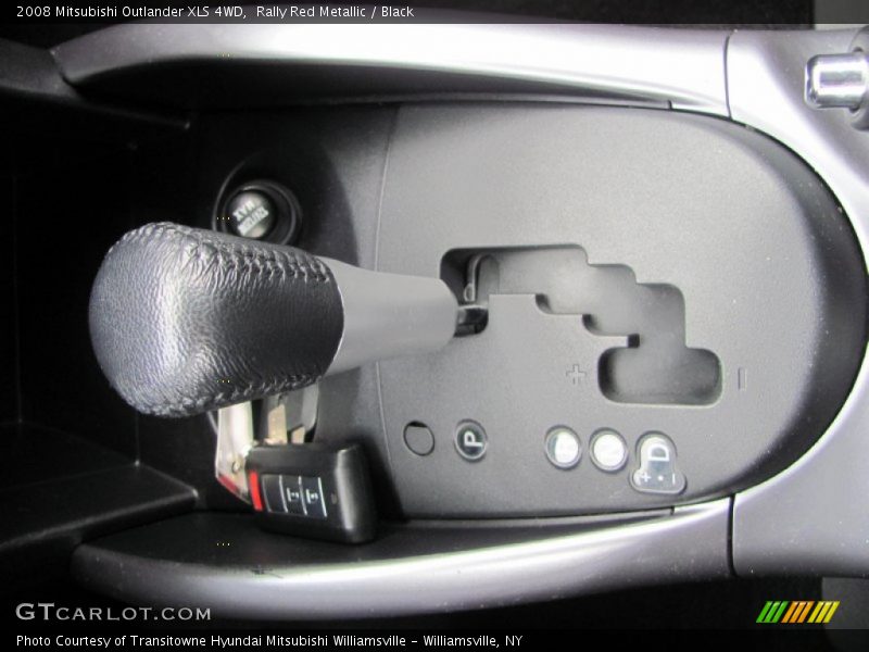 Rally Red Metallic / Black 2008 Mitsubishi Outlander XLS 4WD