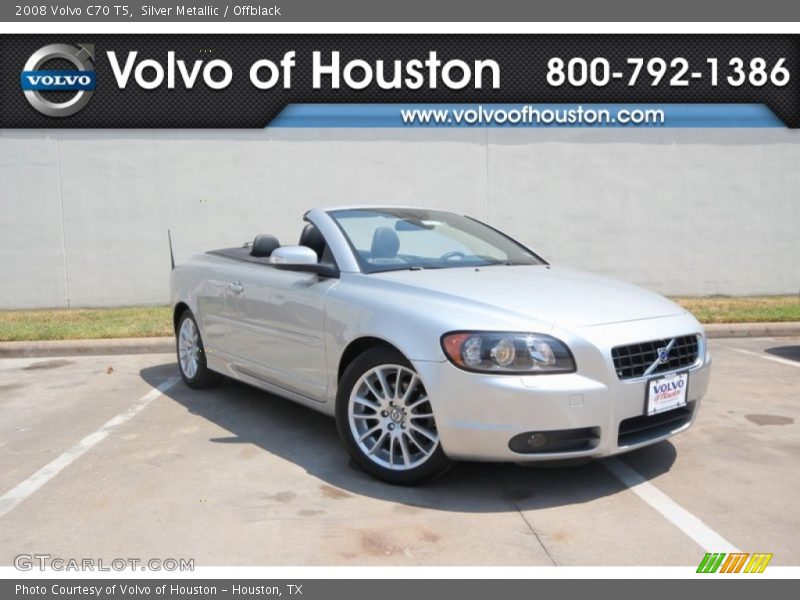 Silver Metallic / Offblack 2008 Volvo C70 T5