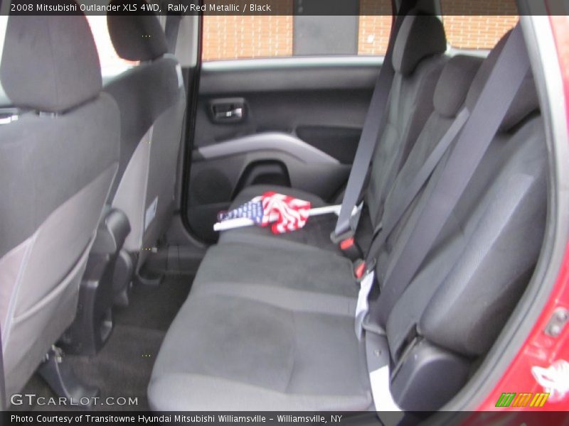 Rally Red Metallic / Black 2008 Mitsubishi Outlander XLS 4WD