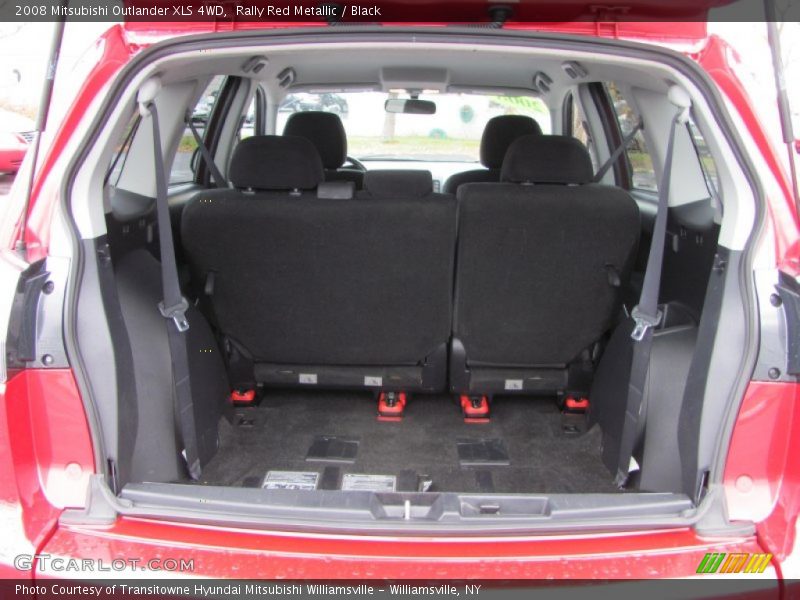 Rally Red Metallic / Black 2008 Mitsubishi Outlander XLS 4WD