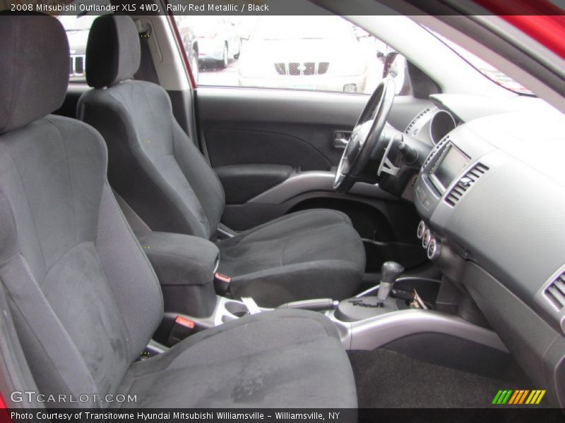 Rally Red Metallic / Black 2008 Mitsubishi Outlander XLS 4WD