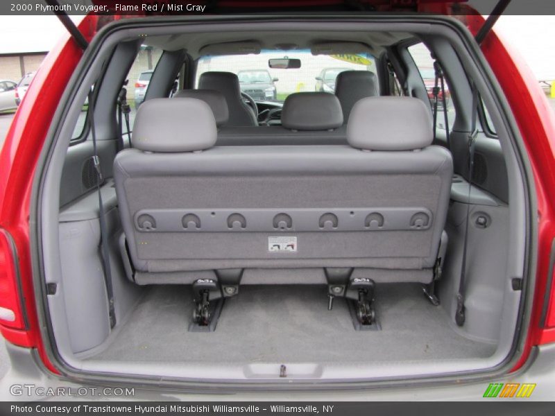 Flame Red / Mist Gray 2000 Plymouth Voyager