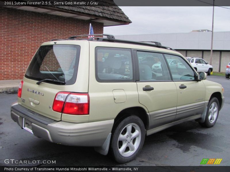 Sierra Gold Metallic / Gray 2001 Subaru Forester 2.5 S