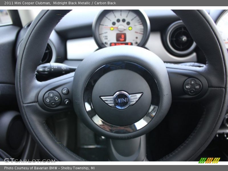 Midnight Black Metallic / Carbon Black 2011 Mini Cooper Clubman