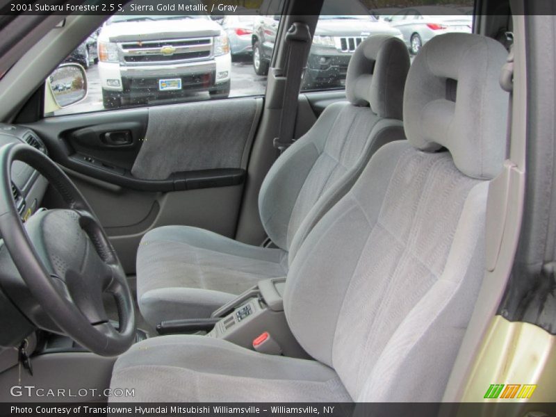 Sierra Gold Metallic / Gray 2001 Subaru Forester 2.5 S