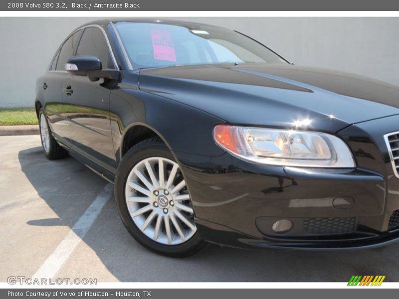 Black / Anthracite Black 2008 Volvo S80 3.2