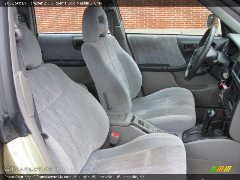 Sierra Gold Metallic / Gray 2001 Subaru Forester 2.5 S