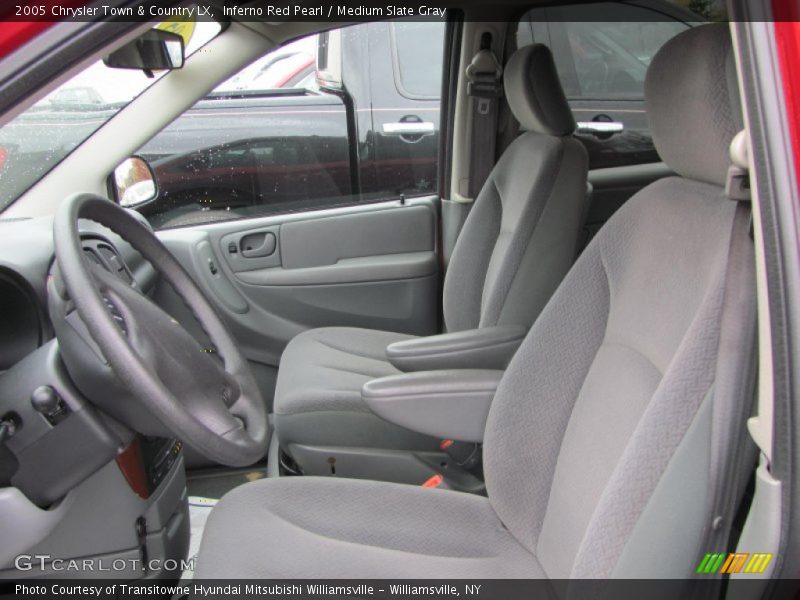 Inferno Red Pearl / Medium Slate Gray 2005 Chrysler Town & Country LX