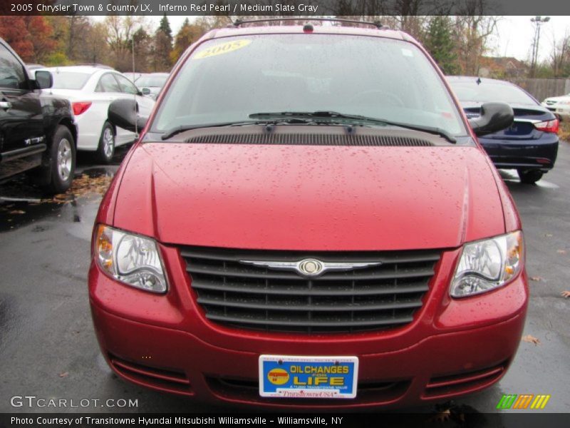 Inferno Red Pearl / Medium Slate Gray 2005 Chrysler Town & Country LX