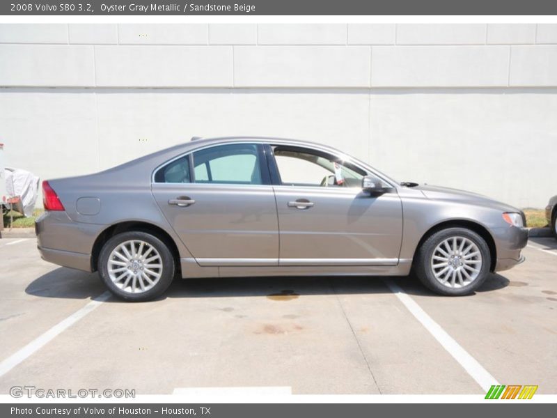 Oyster Gray Metallic / Sandstone Beige 2008 Volvo S80 3.2