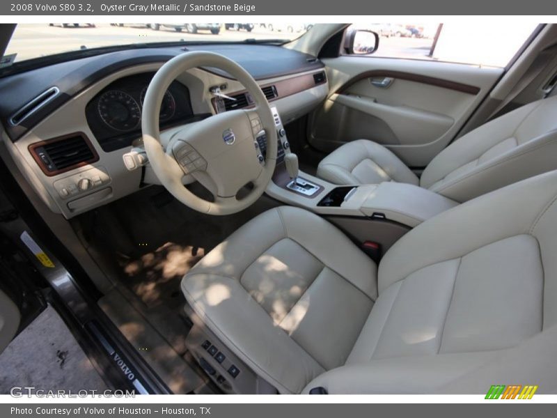 Oyster Gray Metallic / Sandstone Beige 2008 Volvo S80 3.2