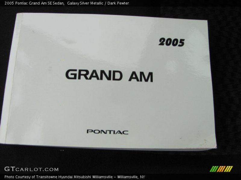 Galaxy Silver Metallic / Dark Pewter 2005 Pontiac Grand Am SE Sedan