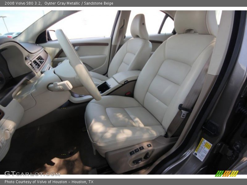 Oyster Gray Metallic / Sandstone Beige 2008 Volvo S80 3.2