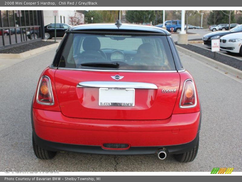 Chili Red / Grey/Black 2008 Mini Cooper S Hardtop