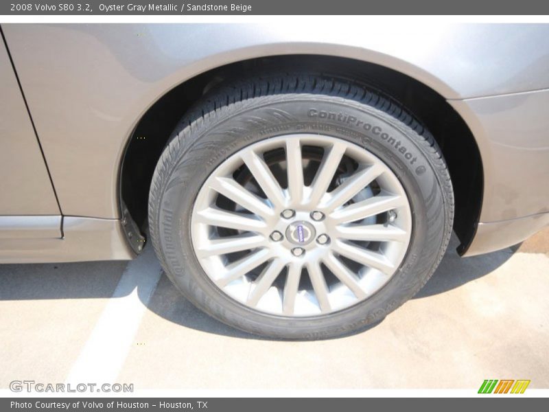 Oyster Gray Metallic / Sandstone Beige 2008 Volvo S80 3.2