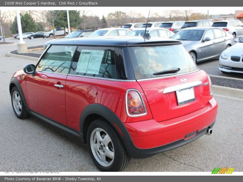 Chili Red / Grey/Black 2008 Mini Cooper S Hardtop