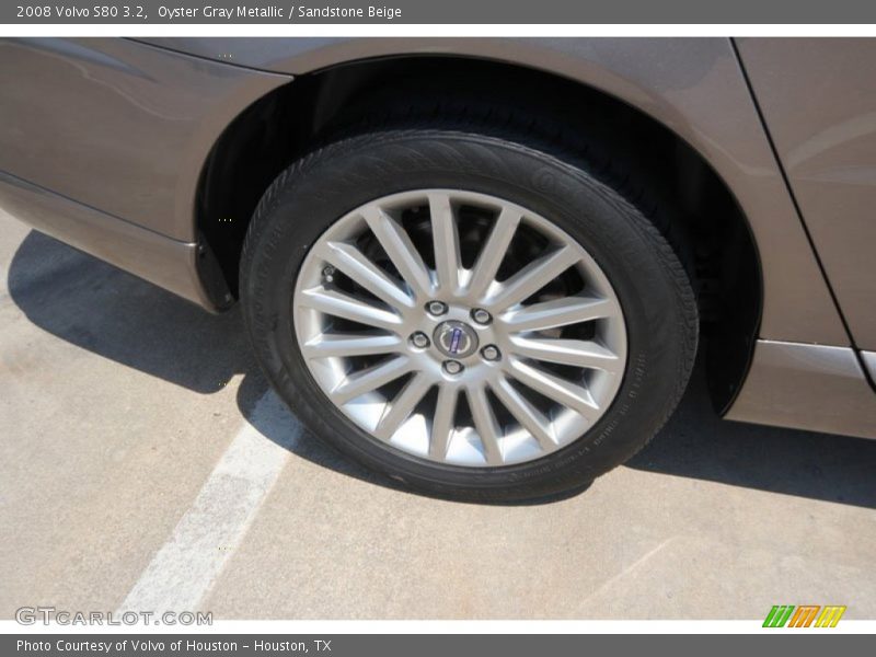 Oyster Gray Metallic / Sandstone Beige 2008 Volvo S80 3.2
