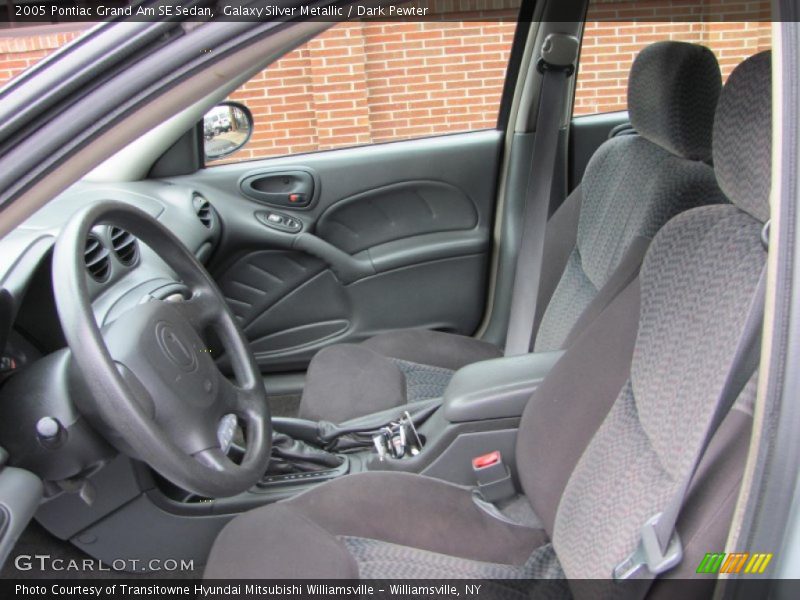 Galaxy Silver Metallic / Dark Pewter 2005 Pontiac Grand Am SE Sedan