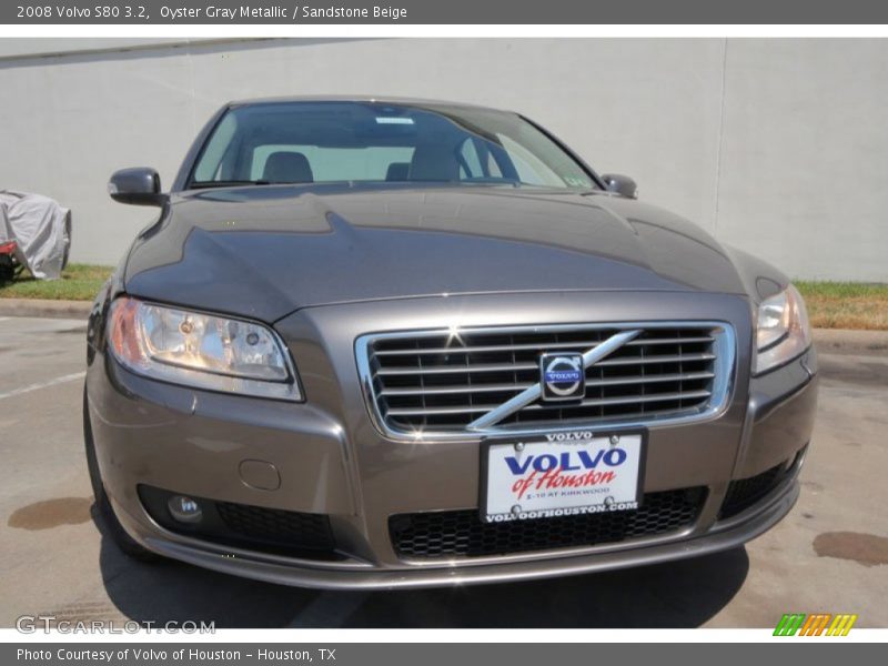 Oyster Gray Metallic / Sandstone Beige 2008 Volvo S80 3.2